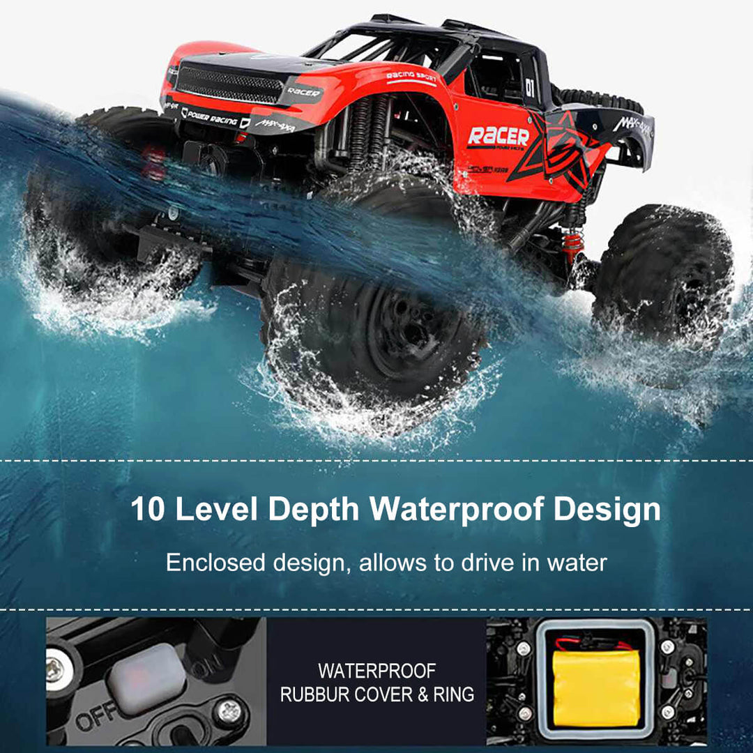 Fjärrkontroll Vattentät Off-Road Bil Leksak
