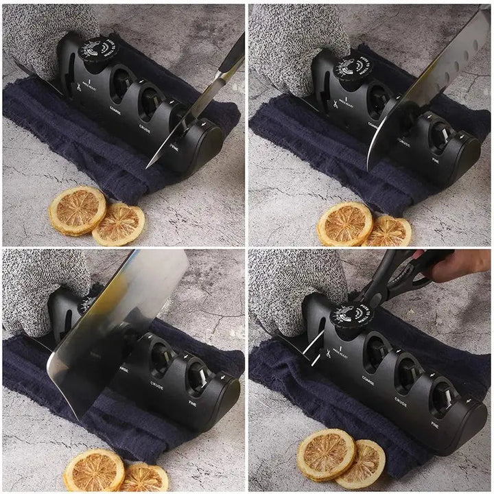 4-i-1 professionell knivslipare – Multifunktionellt köksverktyg