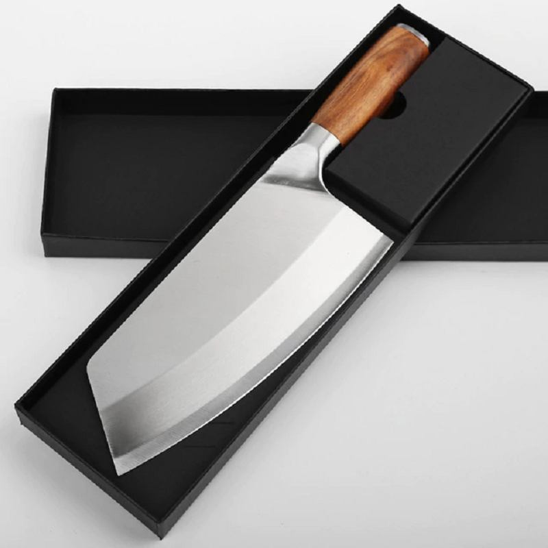 Köttyxa i Rostfritt Stål – Cleaver Kockkniv för Kök &amp; Styckning