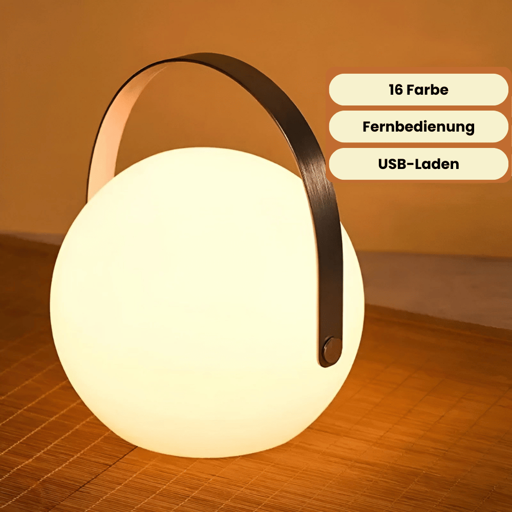 Trådlamp LED-bordslampa – Bärbar &amp; Vattentålig med fjärrkontroll | För trädgård, balkong &amp; vardagsrum