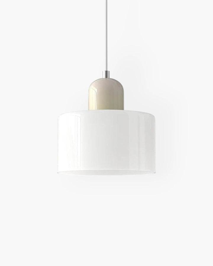 Formiva Pendel Lampa | Retro Modern Glas Skärm | Ambient E26 Belysning | Hårdkopplad Takarmatur