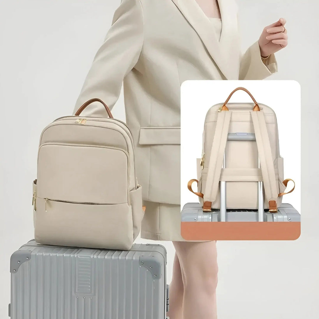 Carvallo Rucksack LivaSmart Urban | Vattentät &amp; Lätt | För Laptop &amp; Vardag | 28×12×38 cm