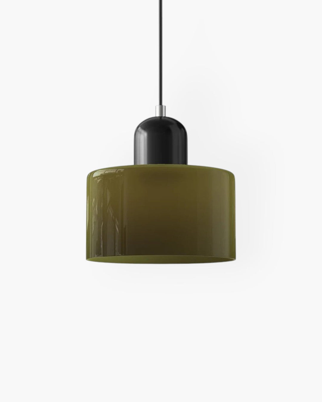 Formiva Pendel Lampa | Retro Modern Glas Skärm | Ambient E26 Belysning | Hårdkopplad Takarmatur