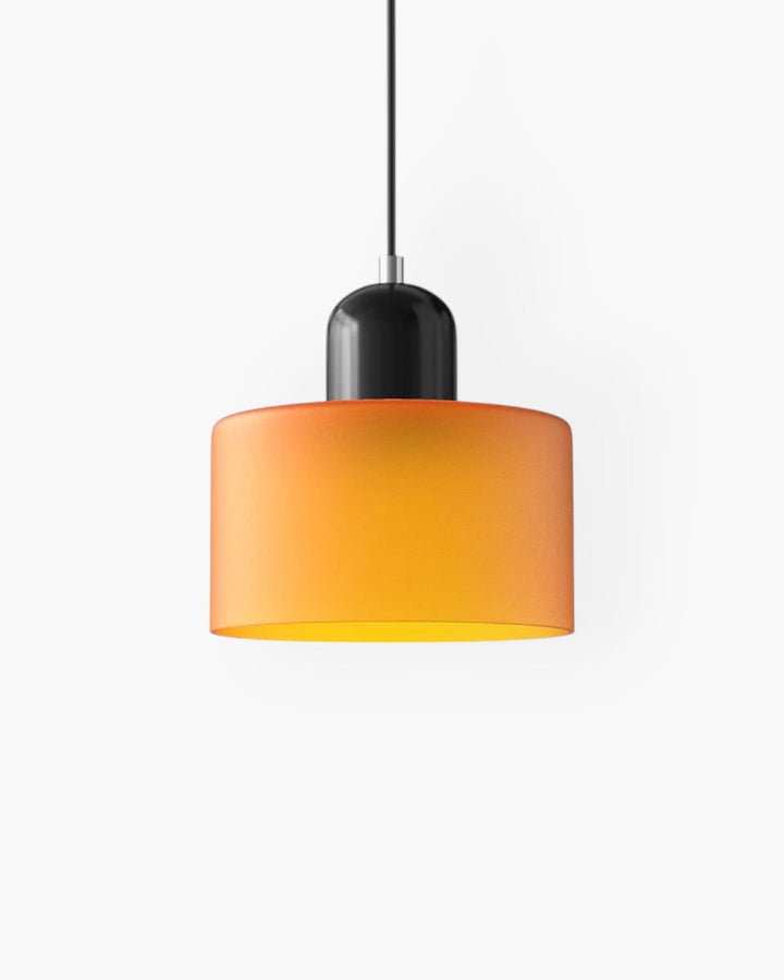 Formiva Pendel Lampa | Retro Modern Glas Skärm | Ambient E26 Belysning | Hårdkopplad Takarmatur