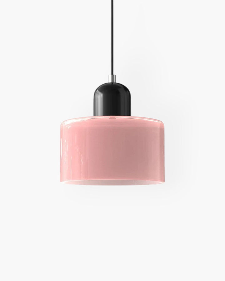 Formiva Pendel Lampa | Retro Modern Glas Skärm | Ambient E26 Belysning | Hårdkopplad Takarmatur
