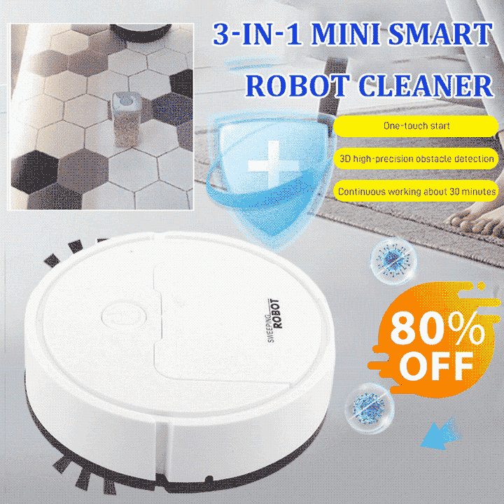 Robotdammsugare med Stark Sugkraft och Anti-Kollisionssensor