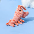 Orange plyschhummer kattleksak