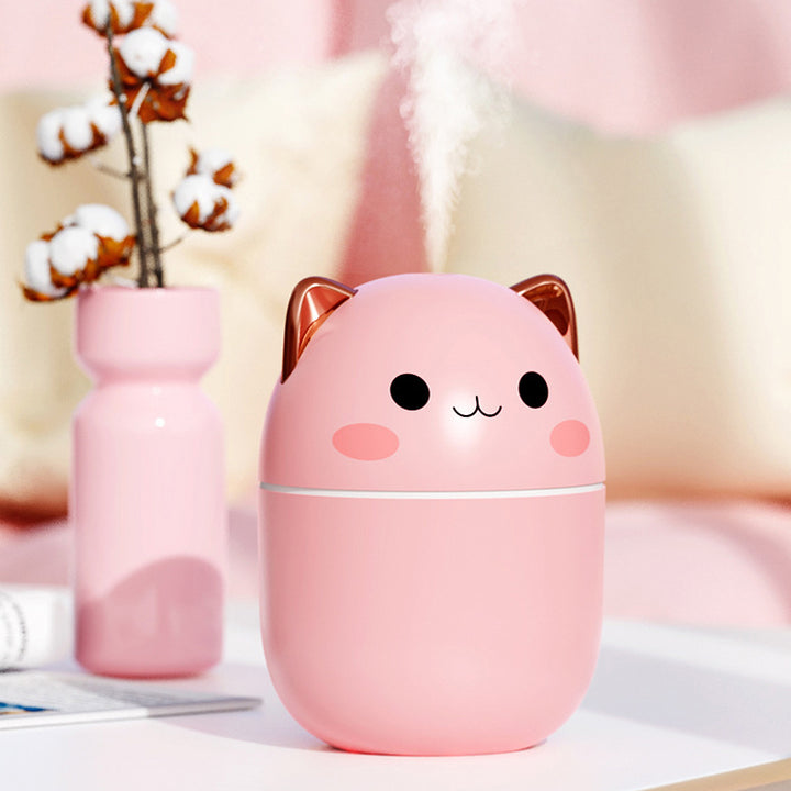 Luftfuktare katt ultratyst USB för sovrummet och bilen