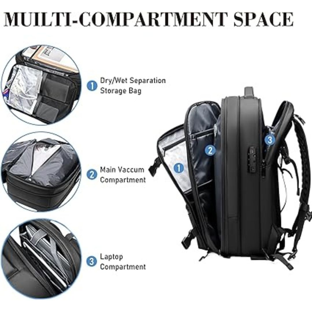 Vakuum Researransryggsäck – Smart Packning, Maximalt Utrymme