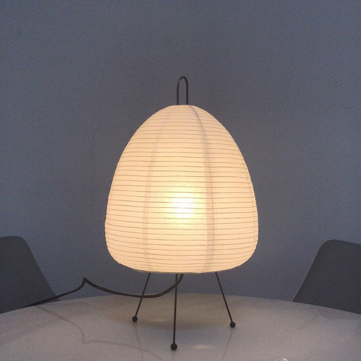 Äkta japansk papperslampa med retrostil – Mjuk belysning för varje rum