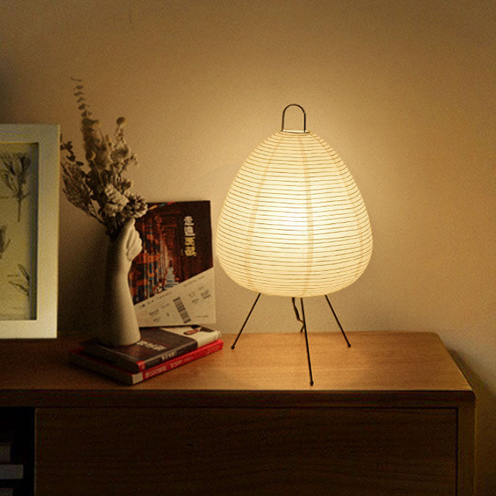 Äkta japansk papperslampa med retrostil – Mjuk belysning för varje rum
