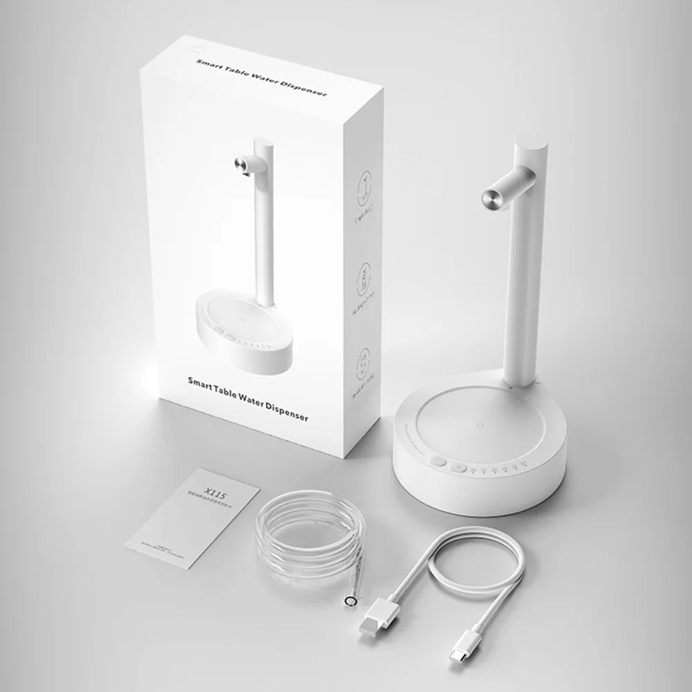 Bärbar vattendispenser med USB-laddningsfunktion – Kompakt lösning för hemmet och kontoret