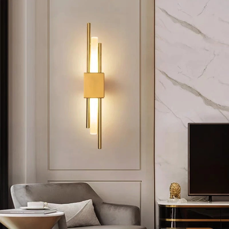 LED Staggered Trådlös Vägglampa – Usb Uppladdningsbar Inomhusbelysning för Modern Hembelysning