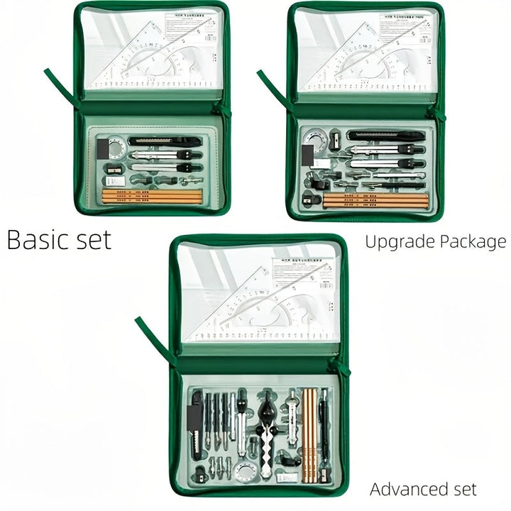 Carvallo-Set ProLinea | Rostfritt stål | Precisa geometriverktyg | För studier &amp; teknik