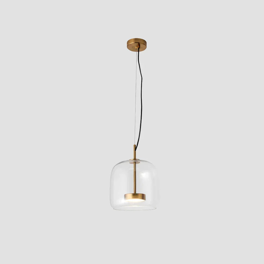 Pendellampa Glas LED Modern Takarmatur