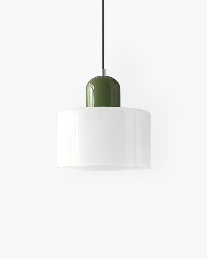 Formiva Pendel Lampa | Retro Modern Glas Skärm | Ambient E26 Belysning | Hårdkopplad Takarmatur