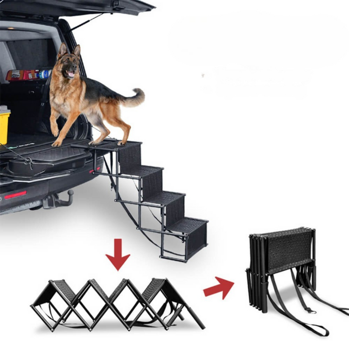 Hundsteg Fällbar Halkfri Bil Ramp Stegar