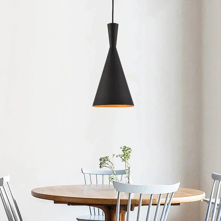 Industriell LED Hänglampa Svart