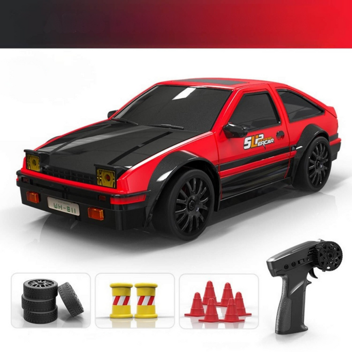 Fjärrkontroll Driftingbil med Snabbladdning