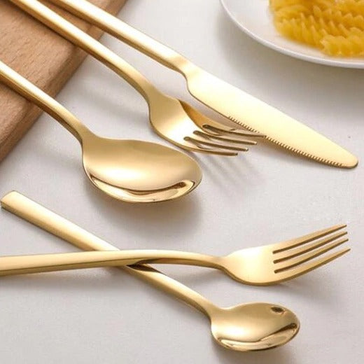 Bestickset Rostfritt Stål Modern Silver 30 delar
