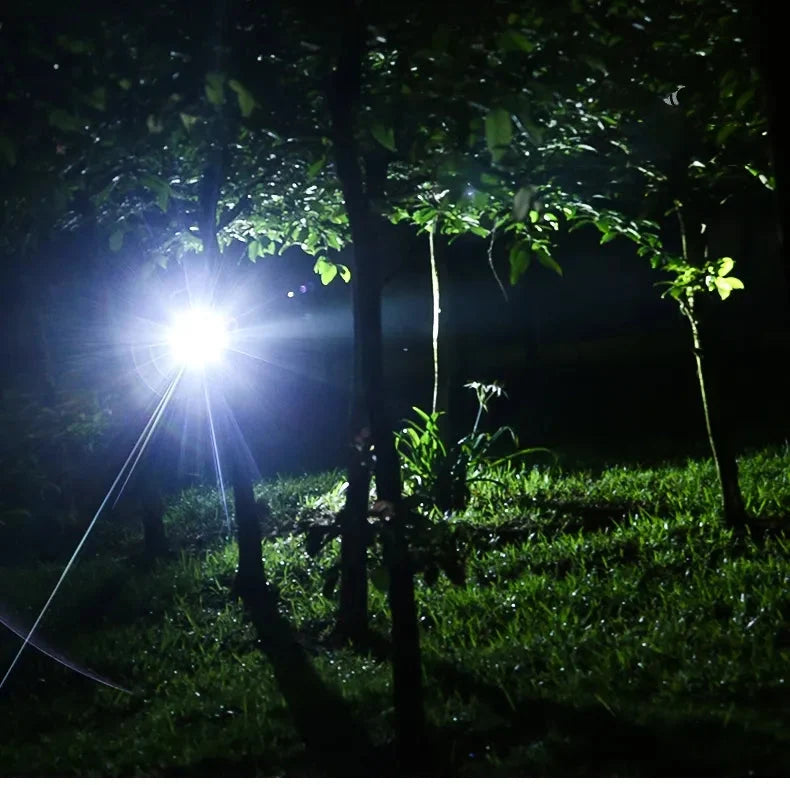 Kraftvolle Wasserfeste LED Stirnlampe mit Zoom &amp; Wiederaufladbarem Akku für Outdoor-Aktivitäten