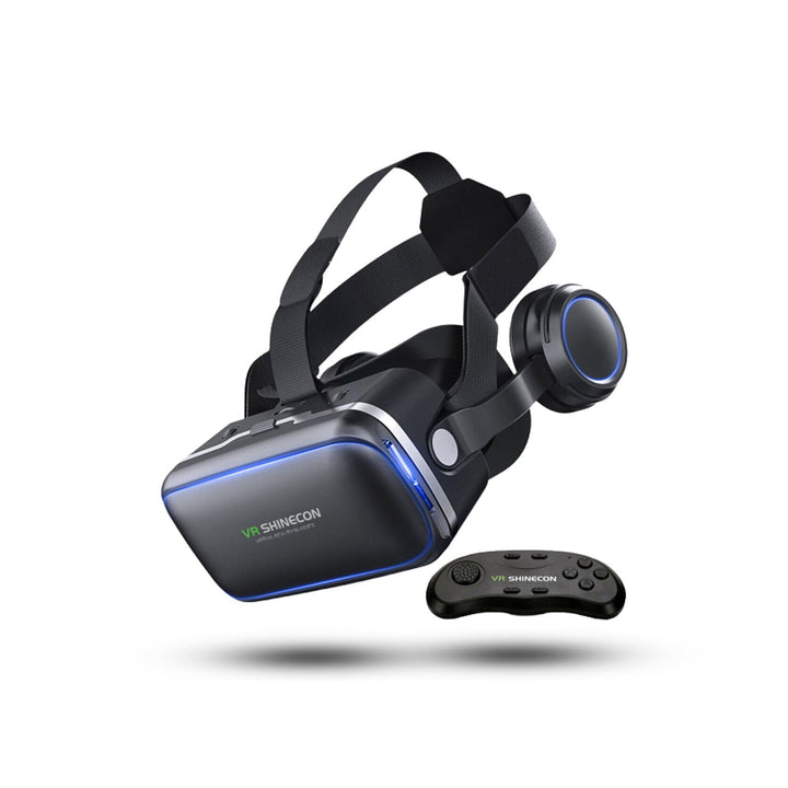 Smartphone 360° VR-headsetglasögon med Bluetooth-fjärrkontroll