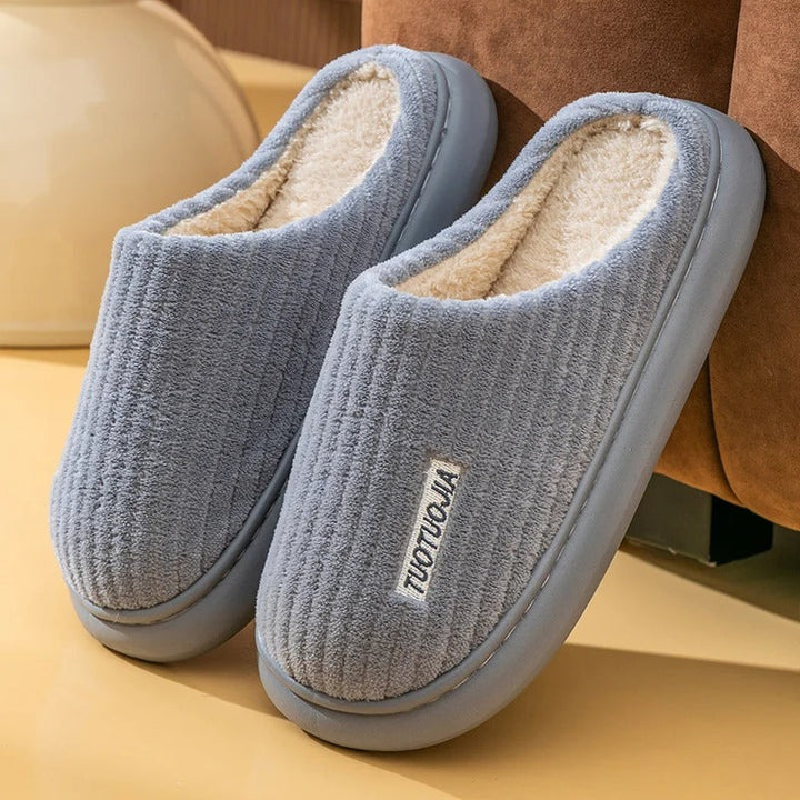 Memory Foam Fluffiga tofflor av plysch