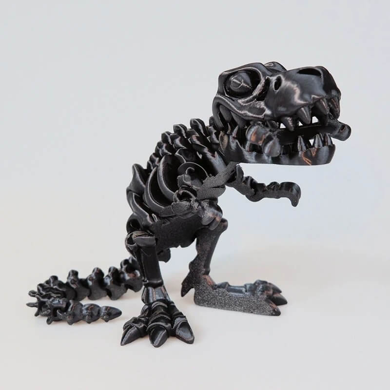 DinoFlex - Rörlig 3D-printad Dinosauriemodell för Lek och Dekor