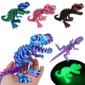 DinoFlex - Rörlig 3D-printad Dinosauriemodell för Lek och Dekor