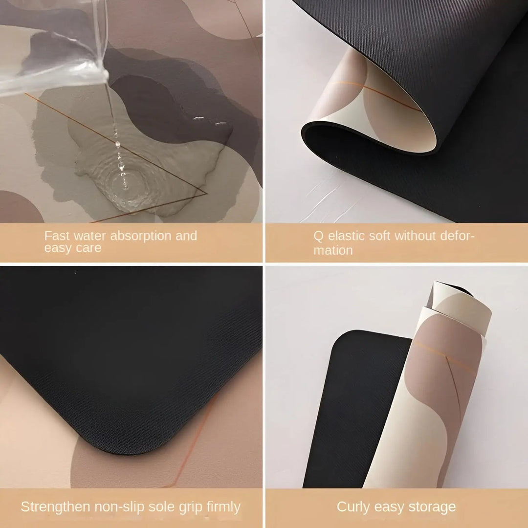SplashGuard Mat - snabbtorkande, superabsorberande och halkfri
