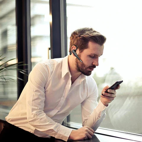 Luxora Trucker Dual Mic Trådlöst Bluetooth 5.1 Brusreducerande Headset