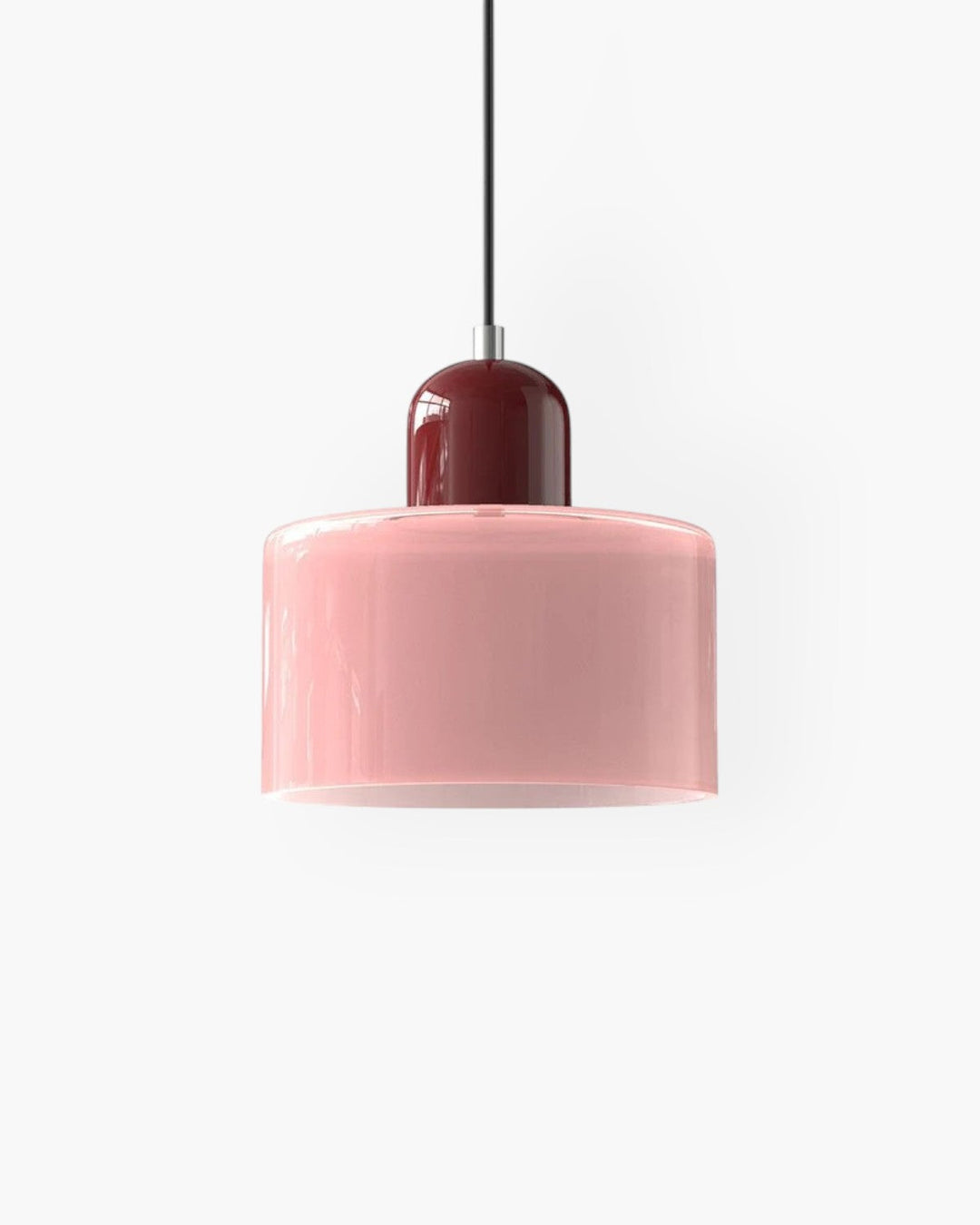 Formiva Pendel Lampa | Retro Modern Glas Skärm | Ambient E26 Belysning | Hårdkopplad Takarmatur