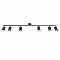 LEMMI Taklampa 6 L Svart - Minimalistisk Design - Justerbar Ljusvinkel - Smart Glödlampa Kompatibel - Lätt att Rengöra - Funktionell Belysning