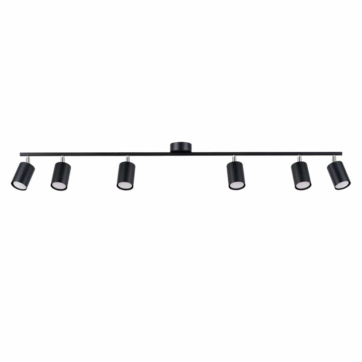 LEMMI Taklampa 6 L Svart - Minimalistisk Design - Justerbar Ljusvinkel - Smart Glödlampa Kompatibel - Lätt att Rengöra - Funktionell Belysning