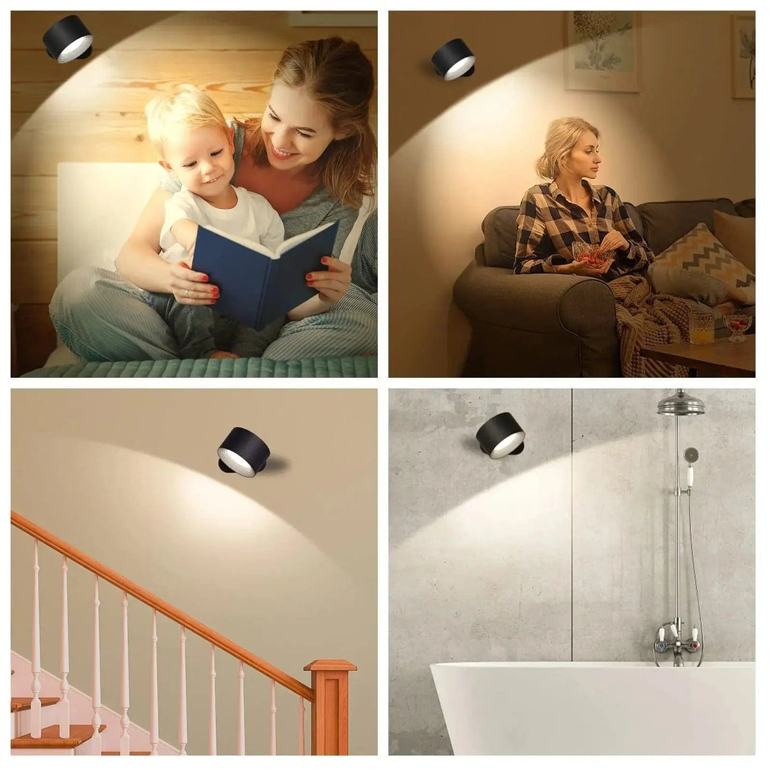 Batteridriven vägglampa - Uppladdningsbar vägglampa - Ambilume