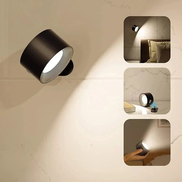 Batteridriven vägglampa - Uppladdningsbar vägglampa - Ambilume