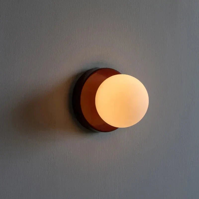 Macaron Mini Glass Vägglampa LED