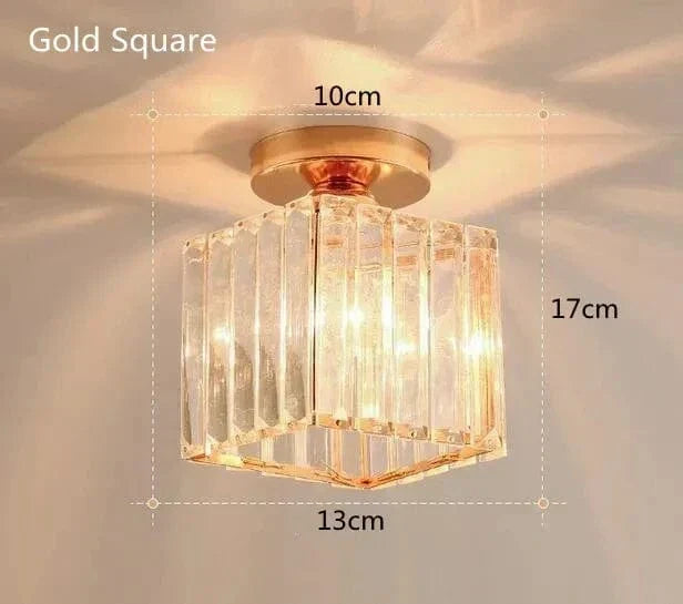 Modern Hängande Taklampa - Retro Stil - E27 Bas - Metall/Glas Skärm - Svart/Guld Finish - Idealiskt För Hemmets Entré/Kök