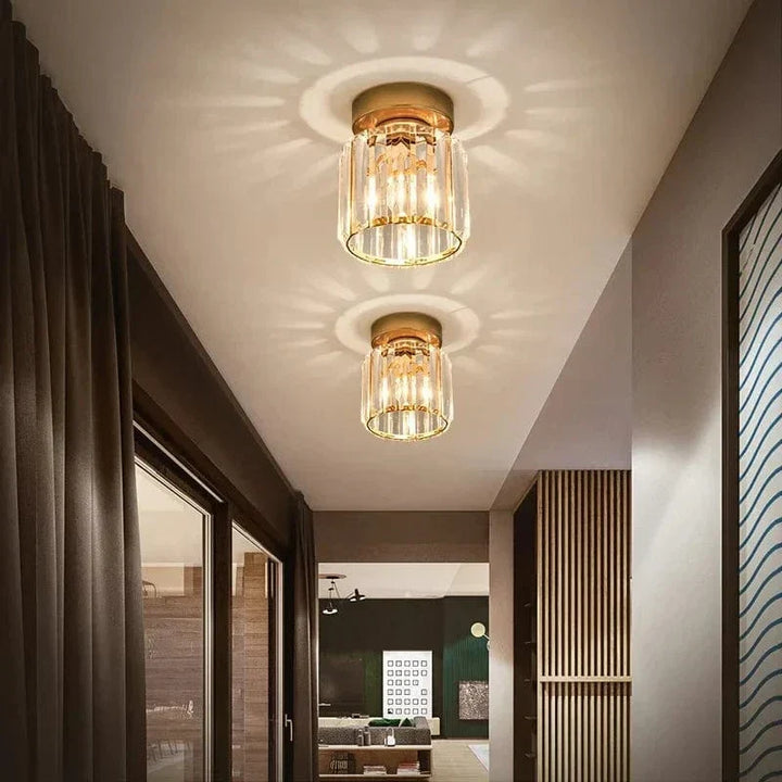 Modern Hängande Taklampa - Retro Stil - E27 Bas - Metall/Glas Skärm - Svart/Guld Finish - Idealiskt För Hemmets Entré/Kök