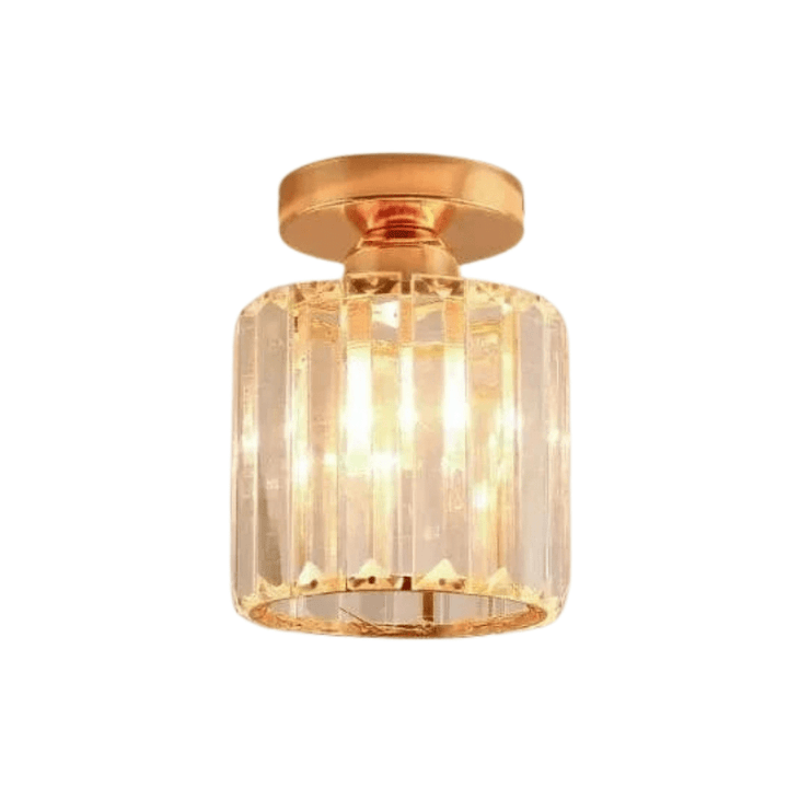 Modern Hängande Taklampa - Retro Stil - E27 Bas - Metall/Glas Skärm - Svart/Guld Finish - Idealiskt För Hemmets Entré/Kök