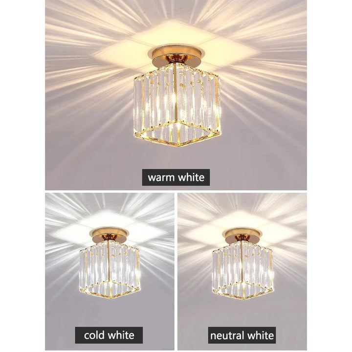 Modern Hängande Taklampa - Retro Stil - E27 Bas - Metall/Glas Skärm - Svart/Guld Finish - Idealiskt För Hemmets Entré/Kök